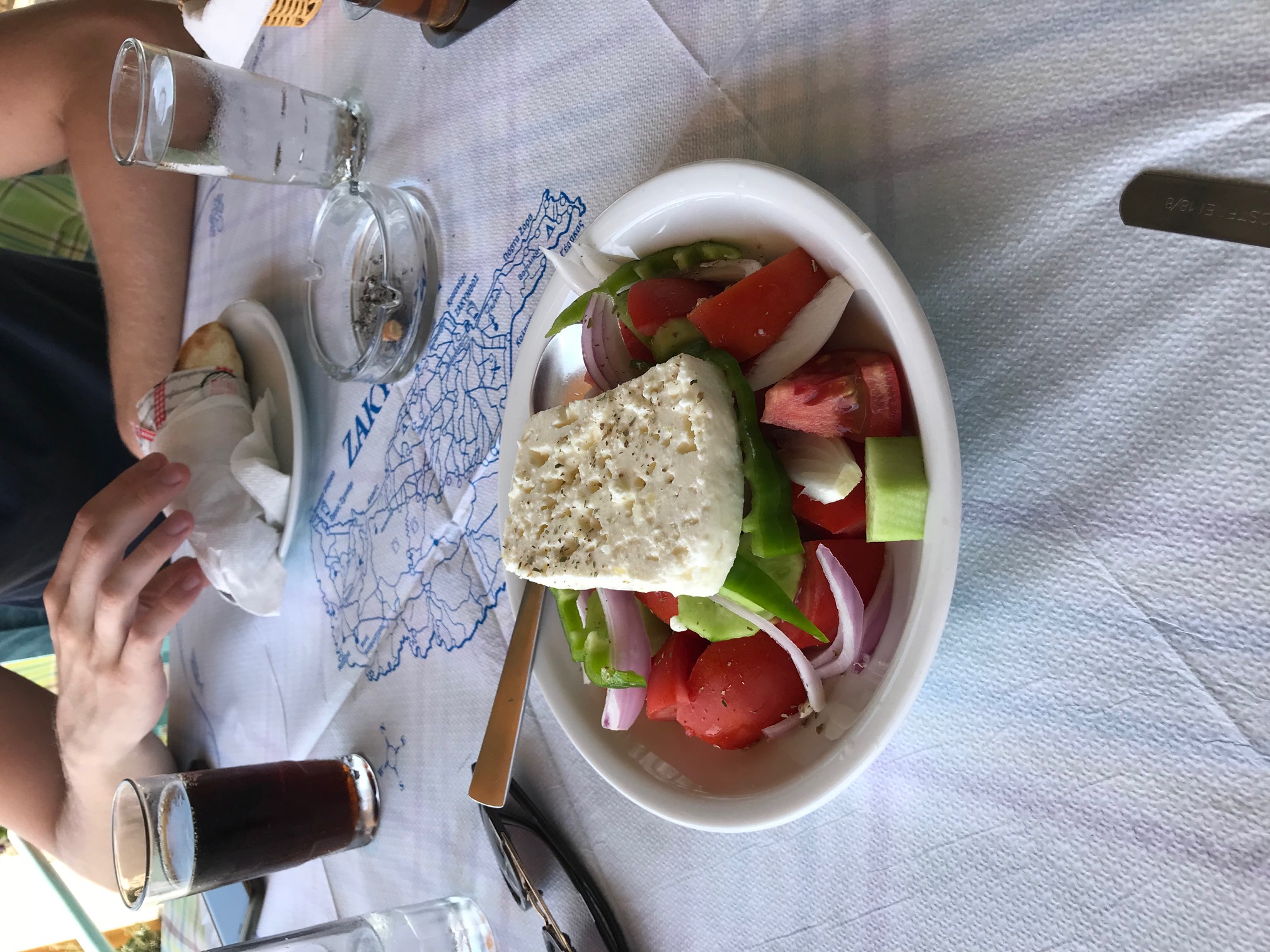 Griechischer Salat auf Zakynthos – frische Küche